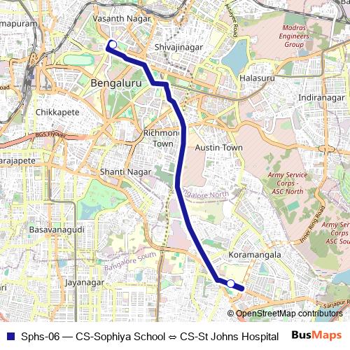 Sphs-06 bus Line Map