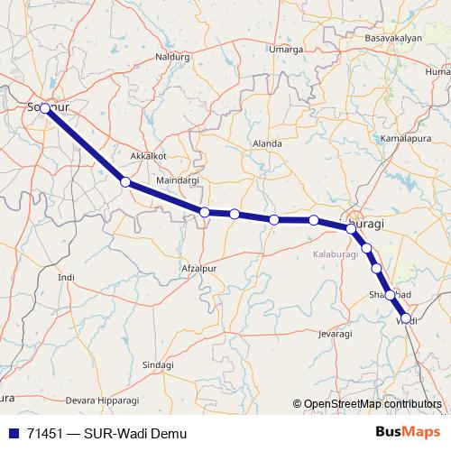 71451 rail Line Map