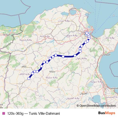 120s-363g rail Line Map