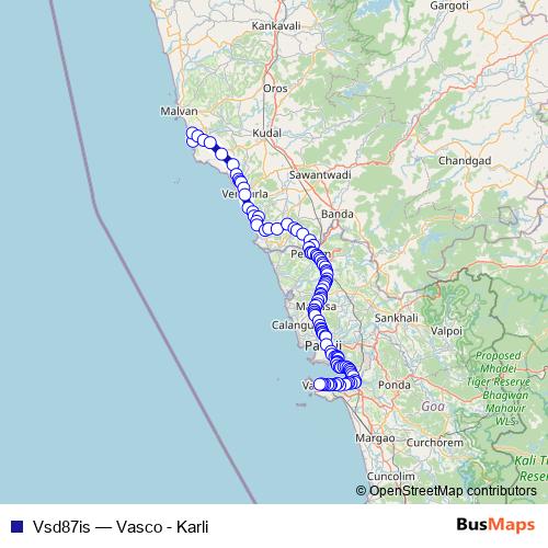 Vsd87is bus Line Map