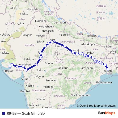 09438 rail Line Map
