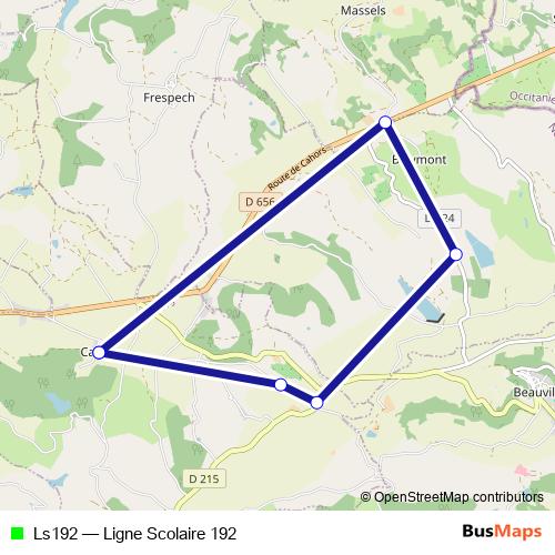 Ls192 bus Line Map