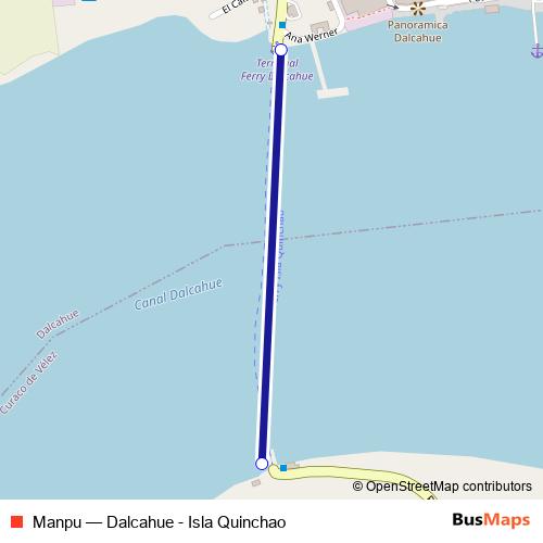 Manpu ferry Line Map