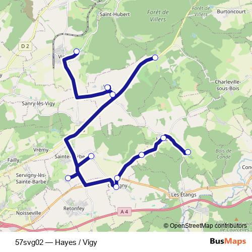 57svg02 bus Line Map