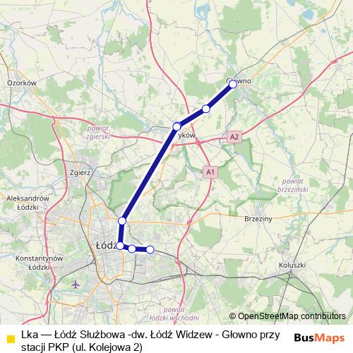 Lka rail Line Map