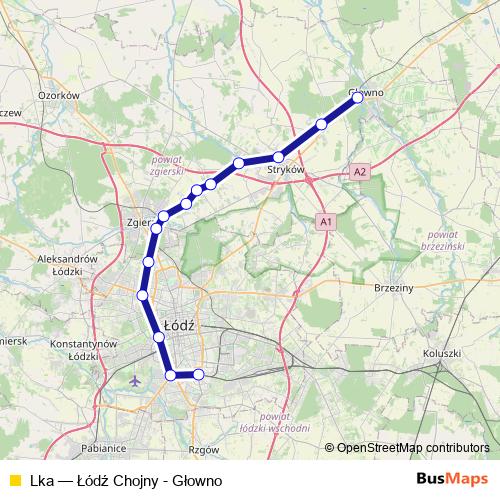 Lka rail Line Map
