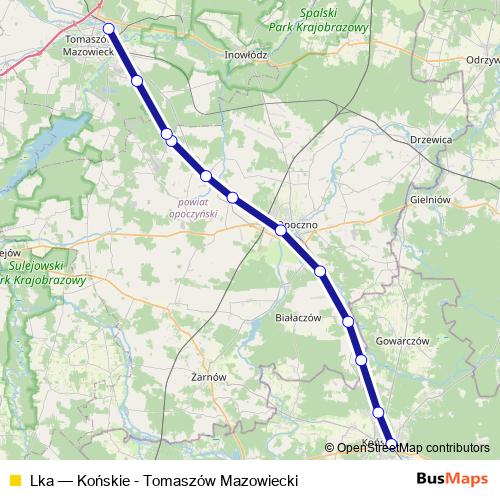 Lka rail Line Map