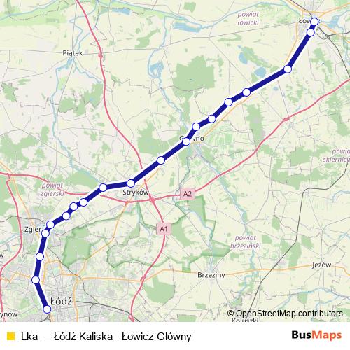 Lka rail Line Map