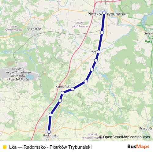 Lka rail Line Map