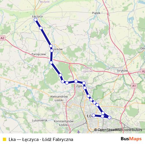 Lka rail Line Map