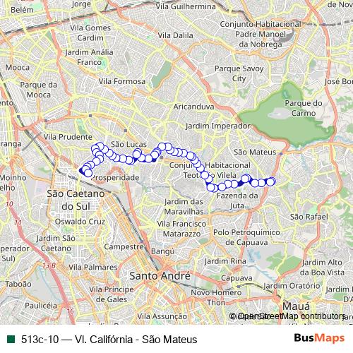 513c-10 bus Line Map