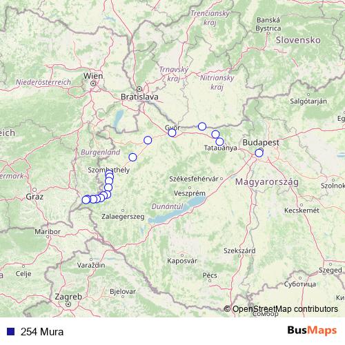 254 Mura rail Line Map