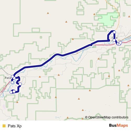 Pats Xp bus Line Map