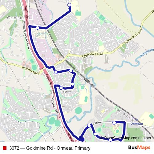 3072 bus Line Map