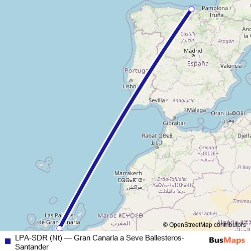 LPA-SDR (Nt) air Line Map
