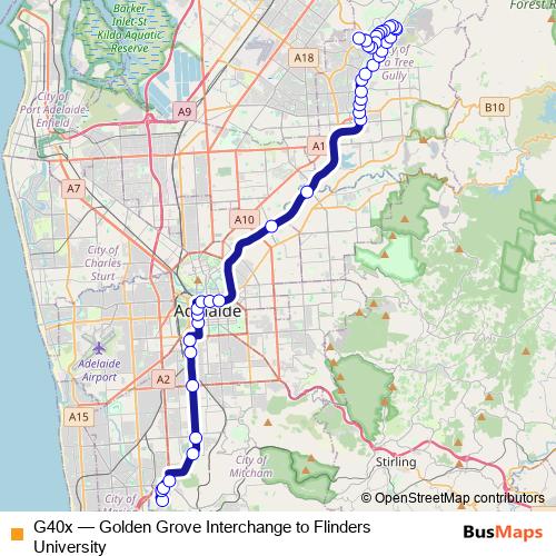 G40x bus Line Map
