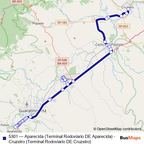 5301 bus Line Map