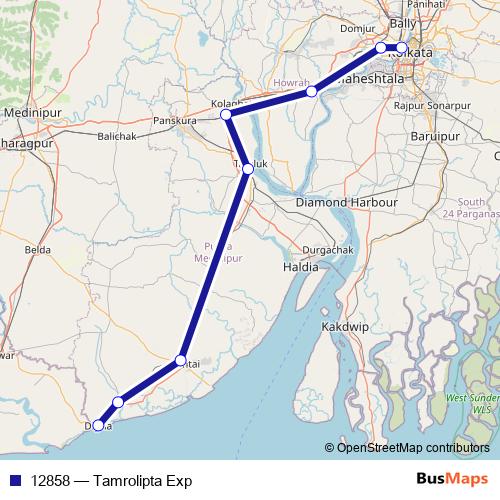 12858 rail Line Map