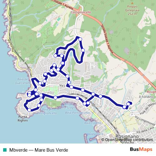 Mbverde bus Line Map