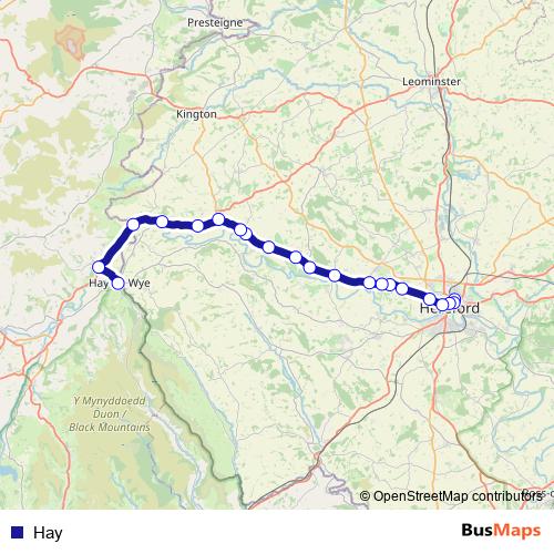 Hay bus Line Map