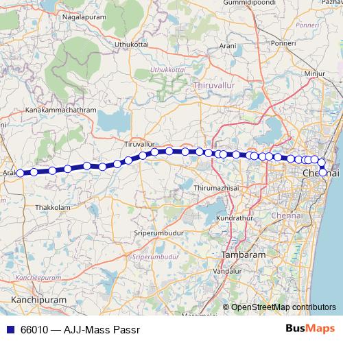 66010 rail Line Map