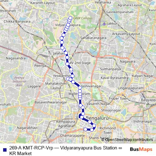 269-A KMT-RCP-Vrp bus Line Map