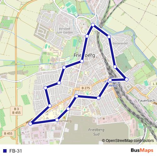 FB-31 bus Line Map