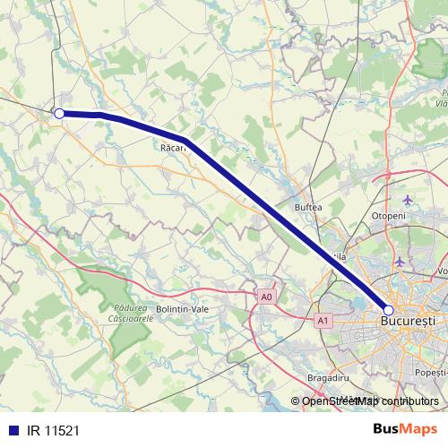 IR 11521 rail Line Map