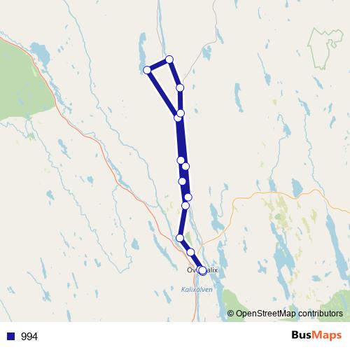994 bus Line Map