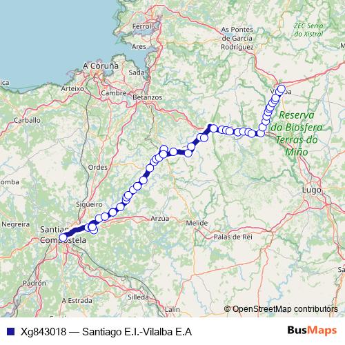 Xg843018 bus Line Map