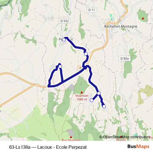 63-Ls138a bus Line Map