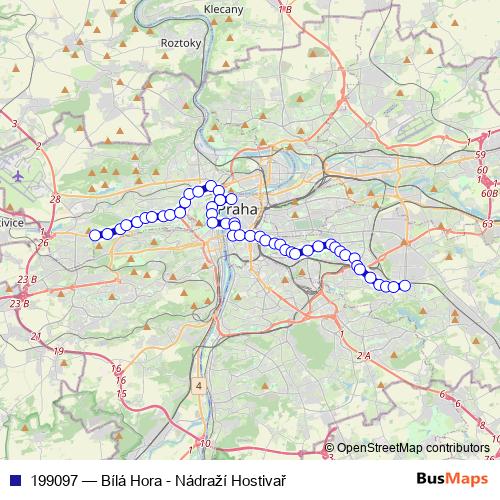 199097 tram Line Map
