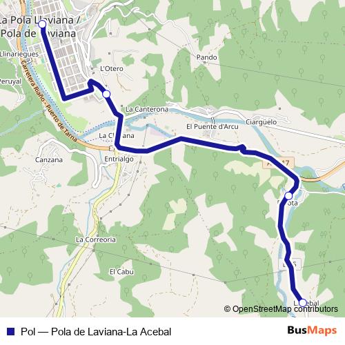 Pol bus Line Map