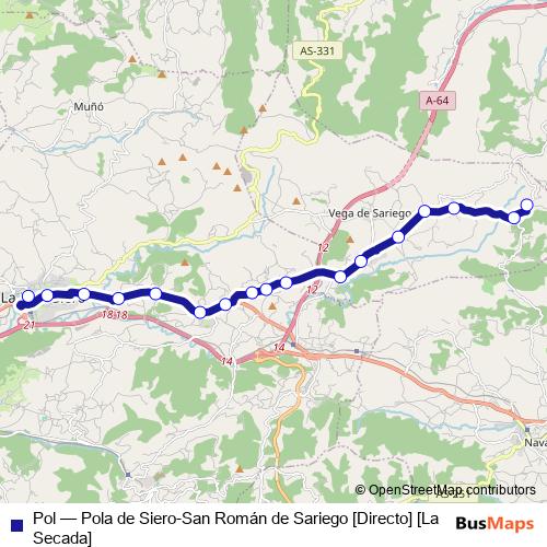 Pol bus Line Map