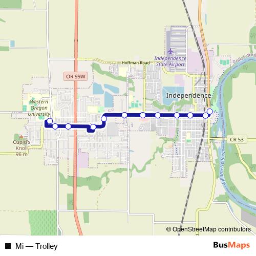 Mi bus Line Map