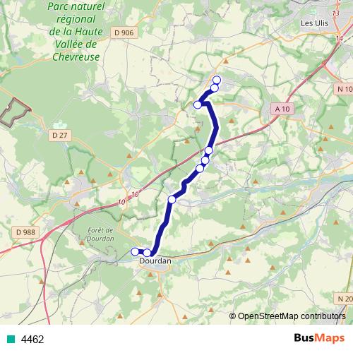 4462 bus Line Map