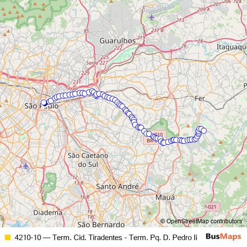 4210-10 bus Line Map