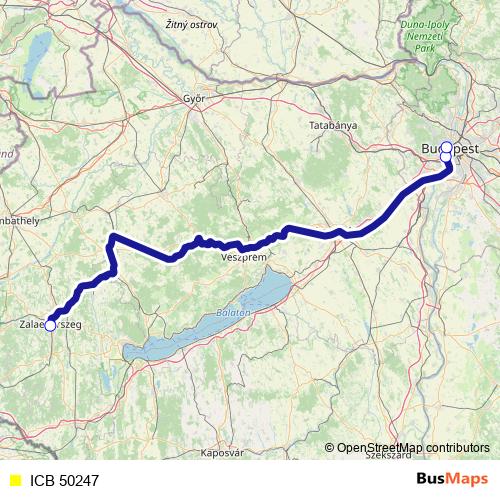 ICB 50247 bus Line Map