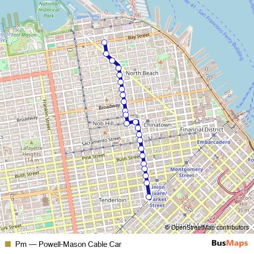 Pm tram Line Map