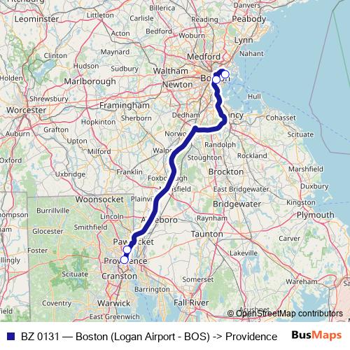 BZ 0131 bus Line Map