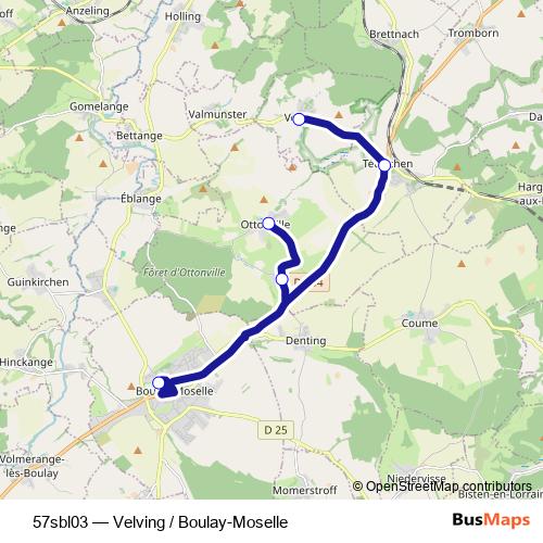 57sbl03 bus Line Map