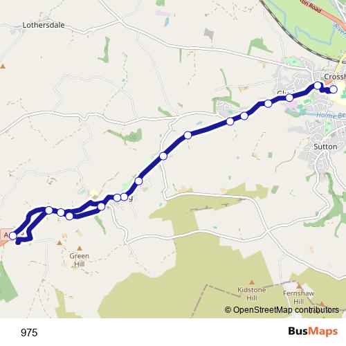 975 bus Line Map