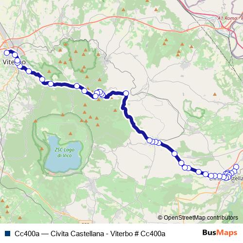 Cc400a bus Line Map