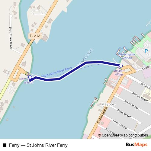 Ferry ferry Line Map