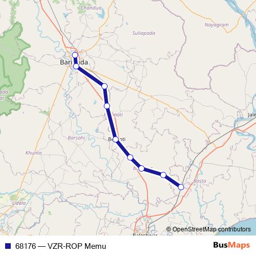 68176 rail Line Map