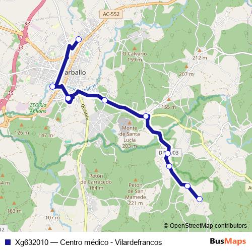 Xg632010 bus Line Map