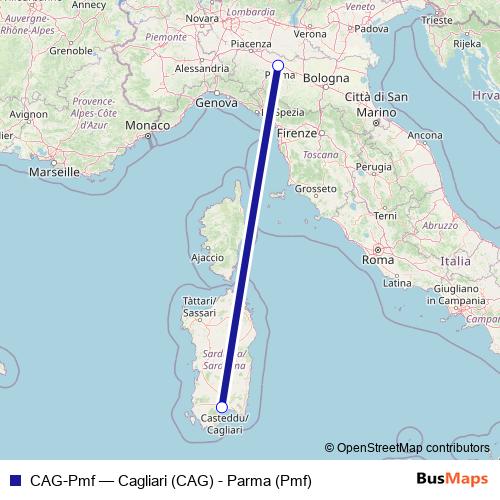CAG-Pmf air Line Map