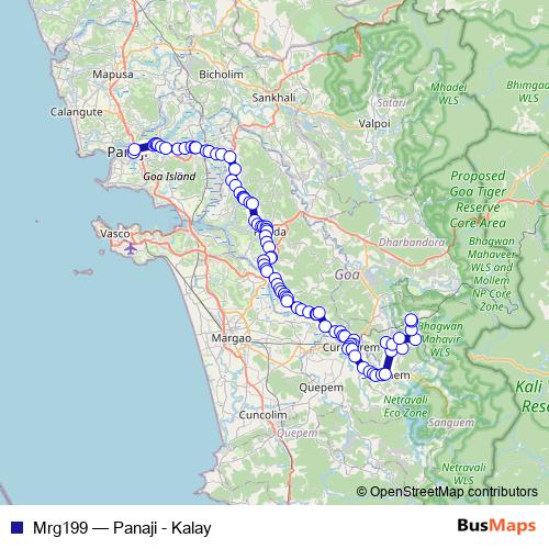 Mrg199 bus Line Map