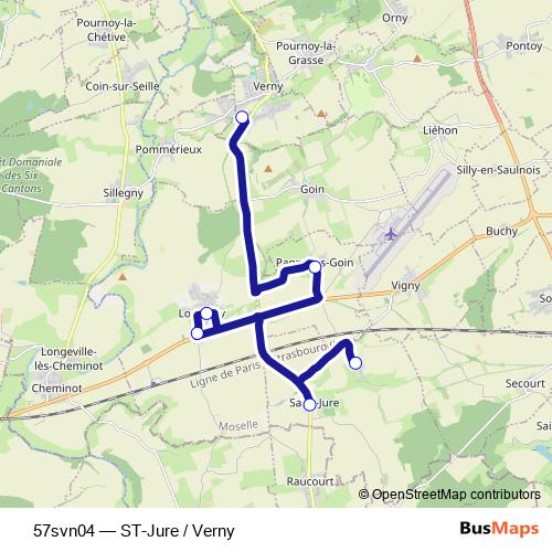 57svn04 bus Line Map