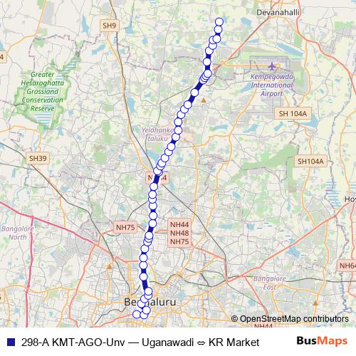 298-A KMT-AGO-Unv bus Line Map